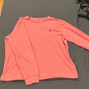 Ralph Lauren Coral Long Sleeve Top